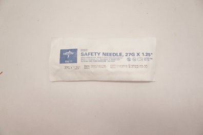 Medline SYRS100276 Safety Needle 27G x 1.25inch (x)